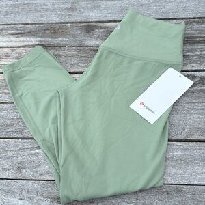 lululemon Align High-Rise Crop 23" desert green‎ size 8 NWT